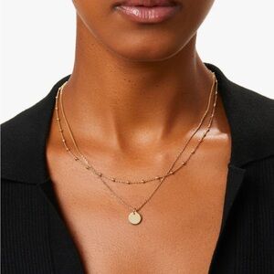 Ana Luisa Layered Necklace Set with Pendant
